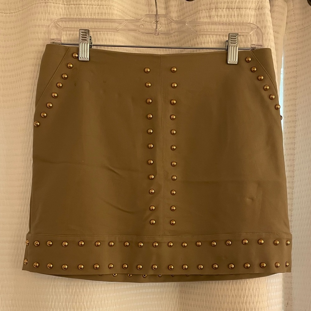 Gianni Bini Beige Beaded Skirt